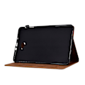Miniatyrbild 3 av 5: För Samsung Tab A 10.1 T580/T585 (2016) Präglad Flatbed Svart Black Samsung Galaxy Tab A 10.1 (201 Black Samsung Galaxy Tab A 10.1 (201
