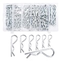 Miniatyrbild 1 av 5: 100 st Splintkilar Sortiment Kit, R-klämmor Split Splintkilar Splint Fjäder Hitch Splint för Användning på Hitch Pin Låssystem, Heavy Duty Zink