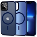 Miniatyrbild 1 av 6: iPhone 15 Pro Max - MagSafe skal MagMat Stöttåligt Matt Blå Blue
