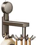 360° Rotating Suction Cup Hook, Drill-Free Utensil & Towel Holder for Kitchen, Bathroom, Apartment