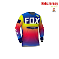 Miniatyrbild 6 av 7: BAT FOX Kids Downhill-tröja Camiseta Enduro MTB-tröja Quick-Dry Barn Offroad DH Mountain Bike Motocross-tröjor KA-CL060 S KA-CL060 S