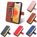 Miniatyrbild 5 av 5: AZNS iPhone 12 Pro Max Fodral Läder Blå Blå Blå