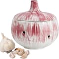 Garlic Storage Container Ceramic Garlic Holder House Ed Garlic Storage Jar With Lid To Keep Ginger Garlic S Er_Super Gift Red