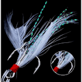Miniatyrbild 5 av 5: moon-Fiskedrag Kit 120 st - Spinnerbaits, Plastmaskar, Minnow, Popper, Drag, Mjuka Fiske Jiggar Fiske Krokar - Bärbar Fiskebete Kit med Låda