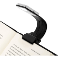 Miniatyrbild 1 av 4: Läslampa bok klämma Led boklampa med klämma och steglöst dimbar ljusstyrka Bärbar