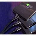 Miniatyrbillede 5 af 7: 3i1 Micro USB / Lightning / USB Type-C USB-kabel Svart black