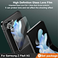 Miniatyrbild 5 av 7: Samsung Z Flip 5 5G Skydd Linsskydd Kameraskydd Transparent