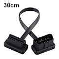 Miniatyrbild 2 av 2: Bil Auto 16 Pin Hane till Hona OBD2 Förlängningskabel Diagnostisk Adapter 30cm/12tum Längd
