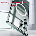 Miniatyrbild 5 av 5: Fullt skyddande Magsafe case som är kompatibelt med Samsung Galaxy S22 S22+ S22 Ultra S23-serien Silver S22 Ultra Silver S22 Ultra