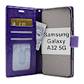 Miniatyrbild 8 av 9: Crazy Horse Wallet Samsung Galaxy A32 5G (A326B) Röd Röd