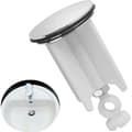 Universal Sink Plug - Adjustable Chrome-Plated Brass Plug - High-Strength Sink Plug