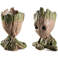 Miniatyrbild 2 av 5: Groot Blomkruka, Treeman Hjärtformad Groot Suckulent Kruka Söta Gröna Växter Blomkruka