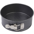 Miniatyrbild 2 av 5: Non-stick Springform Pan, läckagesäker kakform med platt botten, för 1/2 receptportion, rund bakform, läckagesäker, non-stick belagd - Svart