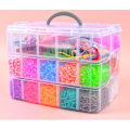 Miniatyrbild 2 av 6: Superstort Loom Bands Kit - 28.000st och massor med tillbehör. multifärg