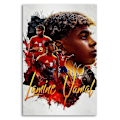 Miniatyrbild 1 av 5: Euro Soccer Star Lamine Yamal Heminredning Present Posters Väggkonst Presenter Sovrum Kontor Rum Vardagsrum Perfekt för Alla Rum Canvas Ornament No Frame 30x45cm