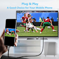 Miniatyrbild 2 av 8: USB-C till HDMI 4K Kabel, 2 meter, perfekt för en stark signal