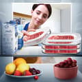 Miniatyrbild 4 av 6: Deli Container for Refrigerator, Stackable Deli Container for Refrigerator, Transparent Deli Containers with Lids for Refrigerator, BPA-Free, 3 Pack