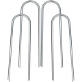 Miniatyrbild 3 av 5: Trädgårdssäkringsstift U-formade markstift metallpinnar