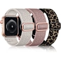 Miniatyrbild 1 av 5: 3-pack stretchiga nylonband kompatibla med Apple Watch 3pcs 8 42mm/44mm/45mm/49mm 3pcs 8 42mm/44mm/45mm/49mm