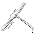 Miniatyrbild 2 av 5: TG Butterfly Comb Rostfritt Stål Vikkam Balisong Metall Kamverktyg, Silver