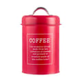 Coffee Can Candy Jar Chocolate Jar Dry Goods Airtight Lid 1.2l Snacks Candy Organizer Kitchen Container For Cabinet Shelf Red Red