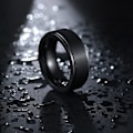 Miniatyrbild 8 av 9: Anti-ångest Spinner Fidgets Roterande Ringar Unisex svart rost Black3 13 Black3 13