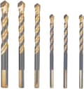 6 stk glasbor, 3 x 6 mm, 8 mm 10 mm 12 mm keramikbor