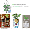Miniatyrbild 5 av 5: 4 mm självbevattnande kapillär veke sladd semester växt DIY hydroponisk bevattning självbevattnande planteringskruka automatisk bevattningssystem enhet