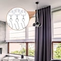 Miniatyrbild 8 av 8: Flexibel kapbar böjbar gardinskena 1 meter 1-Pack 1 meter 1-Pack