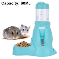 Miniatyrbild 1 av 5: Hamster Vattenflaska, Liten Husdjur Automatisk Drickflaska med Matbehållare Bas Hut Hängande Vattenmatningsflaskor Automatisk Dispenser för Smådjur