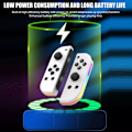 Miniatyrbild 7 av 9: För Nintendo-Switch Joy Con-kontroll Left & Right Trådlös 1 par Gamepad Joypad Grey Grey
