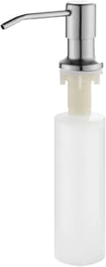 Miniatyrbilde 2 av 9: 304 rustfritt stål såpedispenser vask trykk-type vaskemiddeldispenser 350ml utskiftbar flaske