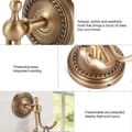 Miniatyrbild 5 av 6: Vintage Wall Hooks, Brass Towel Hooks