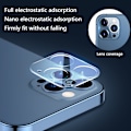 Miniatyrbild 4 av 5: 2-pack skärmskydd för iPhone 11/12-serien, kameraskydd i härdat glas, objektivskyddsfilm, baksida i glas, 9H-hårdhet, vattentät