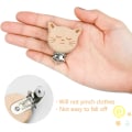 Miniatyrbild 3 av 5: 6 st Snuttfilt Klämmor Leksak Hängslen Klämmor Charm DIY