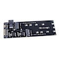 Miniatyrbild 1 av 5: SATA NVME M2 Adapter SSD M2 Adapter NVME PCIE SSD till SFF-8643 Adapter M.2 NGFF SATA SSD till SATA Add On Cards Riser för 22110 M.2