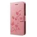 Miniatyrbild 4 av 6: Butterfly läder Huawei P20 Pro fodral - Rosa Rosa