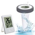 Digital trådløst flydende pooltermometer, vandtermometer, indendørs og udendørs pooltermometersæt, velegnet til swimmingpools, boblebade osv.