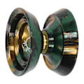 Miniatyrbild 2 av 8: YoYo Ball svarar inte aluminiumlegering Advanced Fade Free Utsökt för tävling med handske 3st strängar svart guld