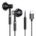 USB-C In-Ear Headphones with Wired DAC Black black