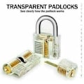 Miniatyrbild 2 av 5: Professionellt låsplockningskit, 26 lösenordsigneringskit med 3 transparenta hänglåsplockningskit