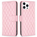 Miniatyrbild 1 av 6: iPhone 16 Pro Max Fodral Diamond Läder Rosa
