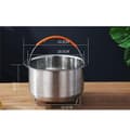 Steam Basket Accessory for Instant Pot 6 & 8 Quart - Robust Stainless Steel IP InstaPot Insert and Strainer - Silicone Handle and Feet Fo