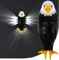 Bald Eagle Wall Lamp American Eagle Night Light Magnetic Wall Mounted Eagle Lamp for Bedroom Living Room Hallway Detachable Rechargeable Eagle Lamp