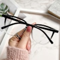 Miniatyrbild 4 av 5: Unisex Blå Ljusblockerande Glasögon Lättviktiga Glasögon Utan Styrka För Gaming Läsning Studenter Gradient Black Frame Gradient Black Frame