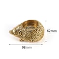Miniatyrbild 1 av 9: Igelkottsljushållare värmeljushållare GULD Gold Gold
