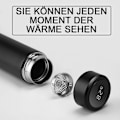 Miniatyrbild 3 av 5: Termosflaska, 500ML vattenflaska vakuumisolerad kopp 304 rostfritt stål, LCD-pekskärm temperaturdisplay, smart mugg dricksflaska, idealisk