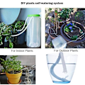 Miniatyrbild 3 av 5: 4 mm självbevattnande kapillär veke sladd semester växt DIY hydroponisk bevattning självbevattnande planteringskruka automatisk bevattningssystem enhet