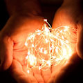 Miniatyrbild 4 av 5: 2-pack 6,5ft 20 LED-lampor, ljusslinga batteridriven för uteplats, sovrum, semesterdekoration, etc.