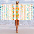 Miniatyrbild 5 av 5: 1 st fint fiber dubbelt frotté strandhandduk tryckt strandhandduk simning solskydd sjal